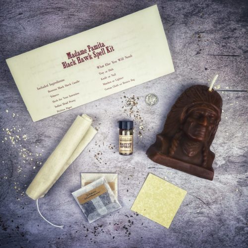 Black Hawk Justice Candle Spell Kit - Spirit Guide & Social Justice Magic
