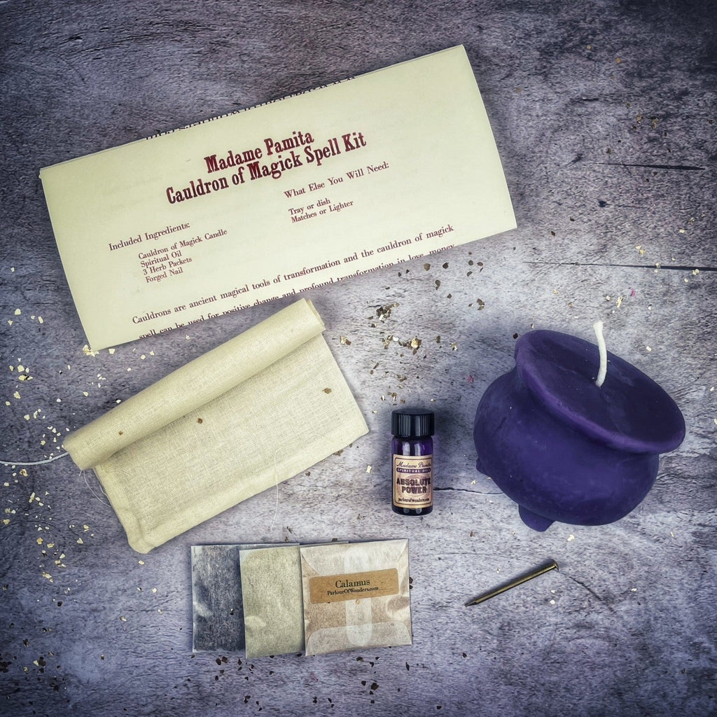 Cauldron of Magick Candle Spell Kit - Transformation & Positive Change