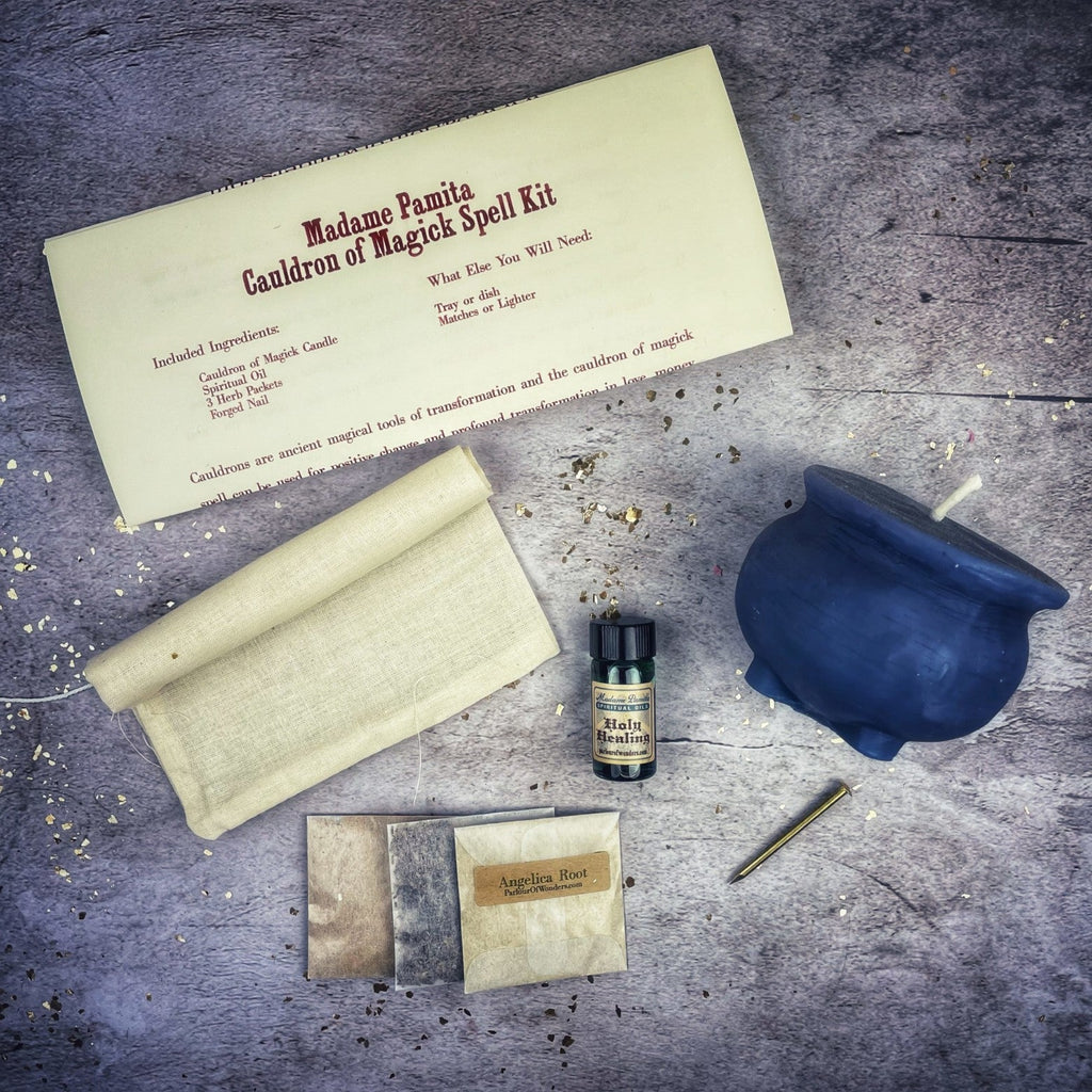 Cauldron of Magick Candle Spell Kit - Transformation & Positive Change