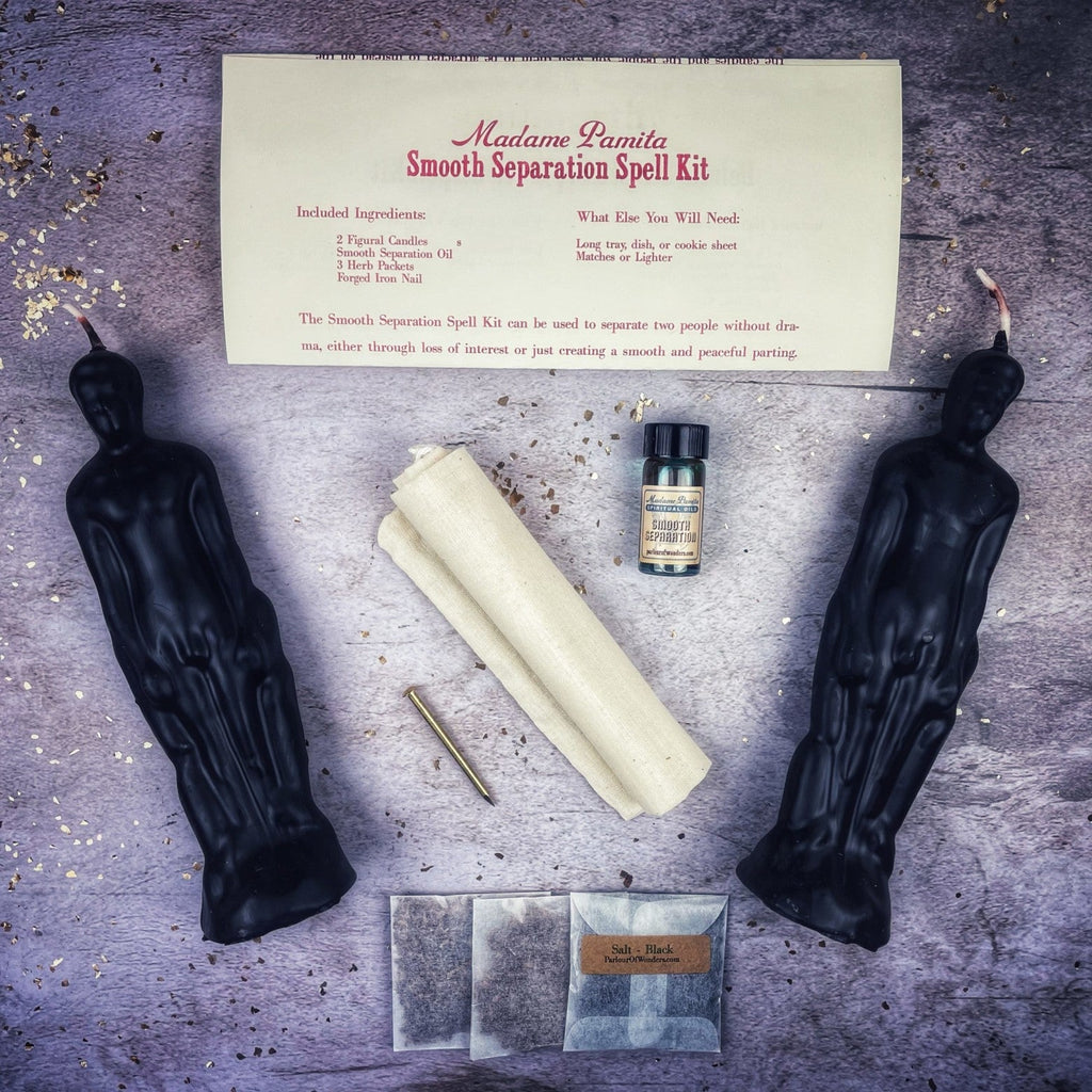 Smooth Separation Candle Spell Kit - Male/Male | Peaceful Parting