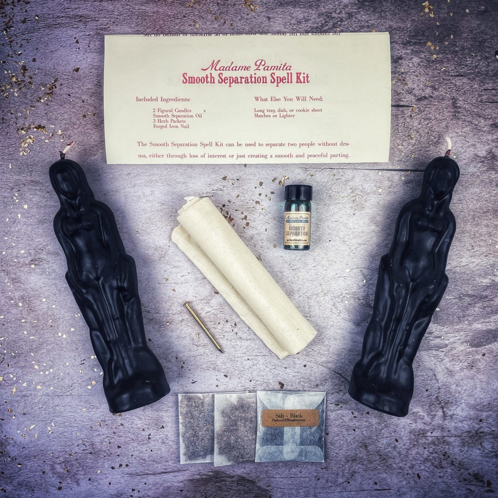 Smooth Separation Candle Spell Kit - Female/Female | Peaceful Parting
