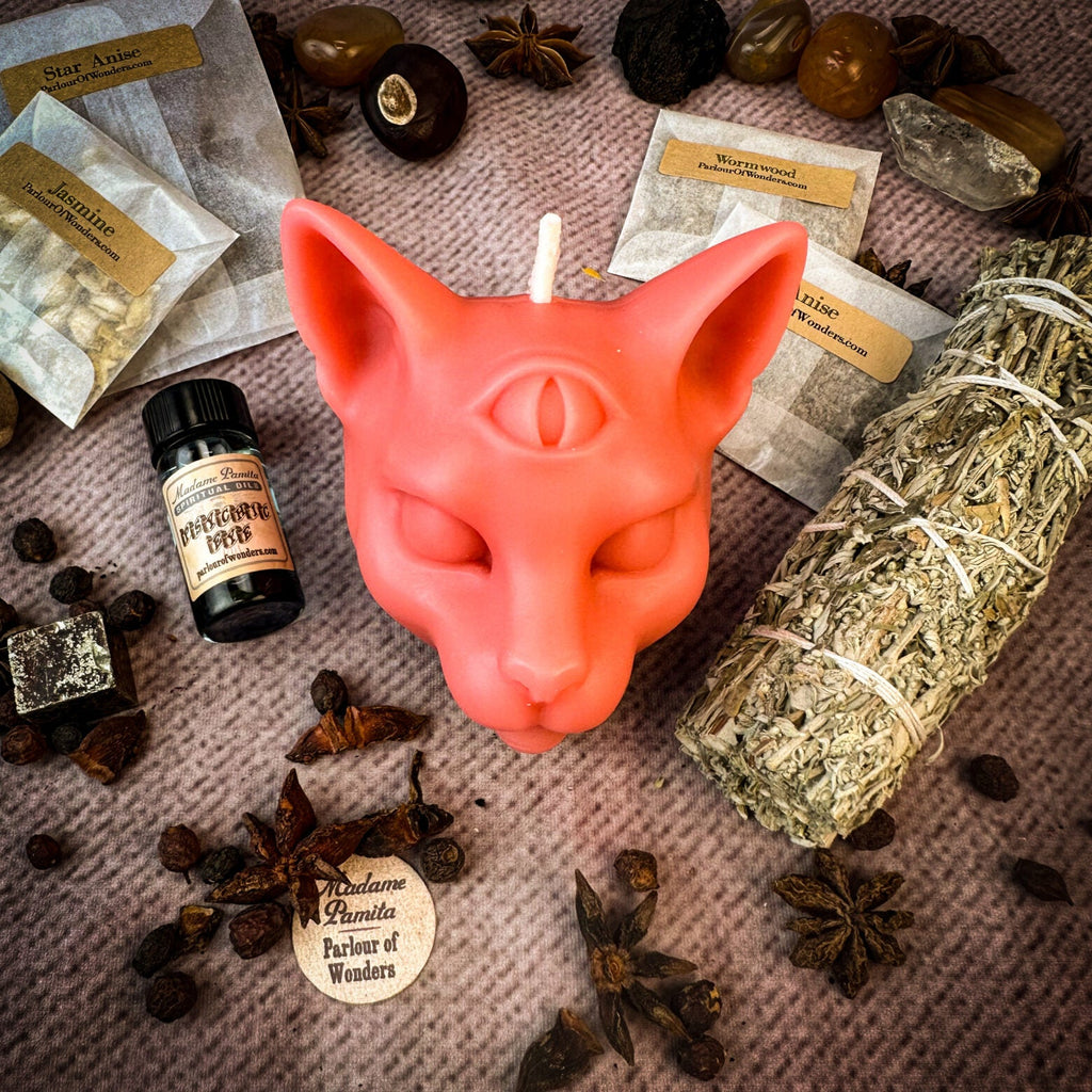 Psychic Eye Candle Spell Kit - Intuition & Psychic Abilities