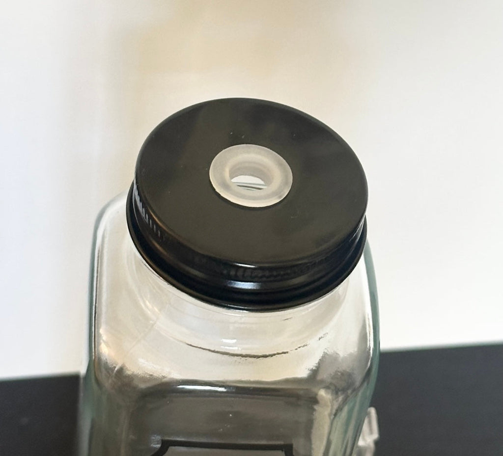 Moon Water Charging Glass Jar 8oz – Necklace Holder – Goth Candles Handmade