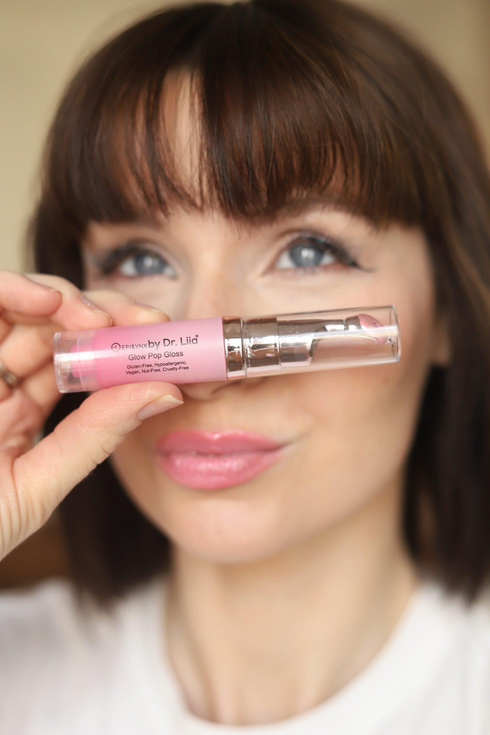 Glow Pop Gluten-Free Lip Stain – Nut-Free, Vegan All-Day Color-Changing Lip Tint