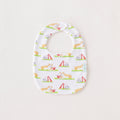 Tan Bulldog Mascot Mania Organic Cotton Baby Bib