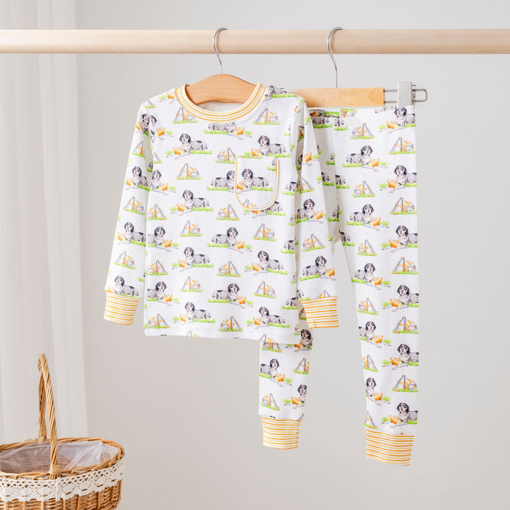 Hound Dog Mascot Mania Organic Cotton Kids Pajamas