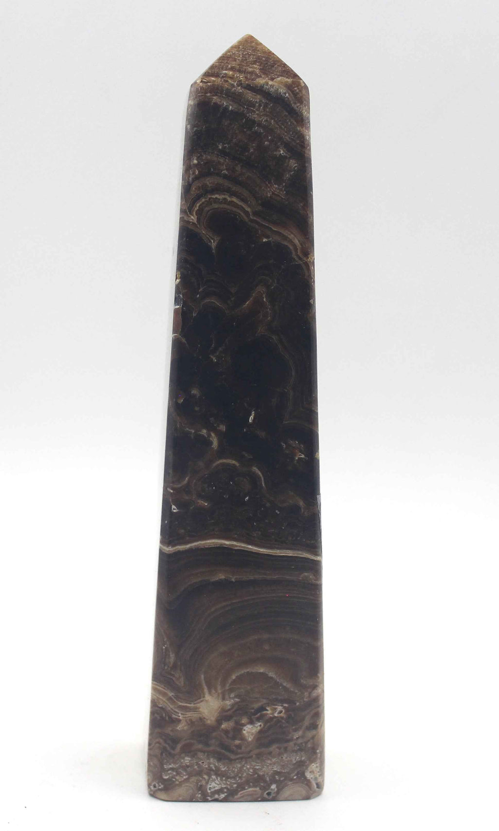Chocolate Calcite Point