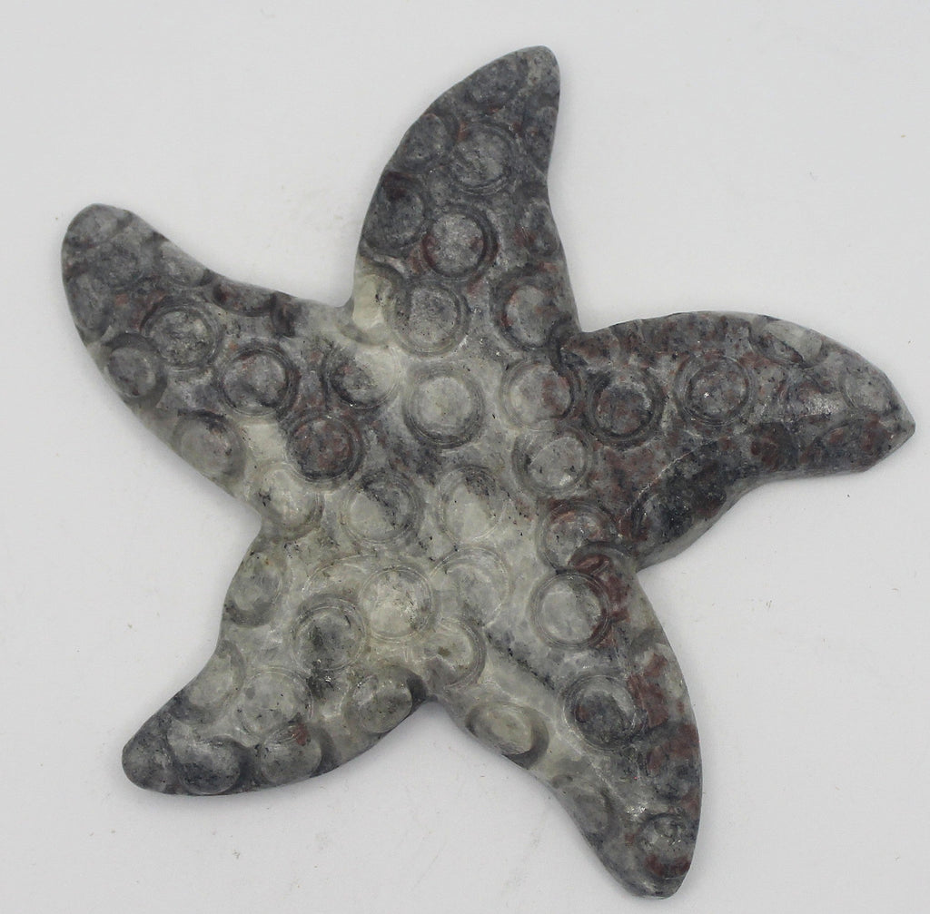 Jasper Starfish Carving – Grounding Energy & Ocean-Inspired Décor