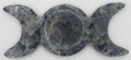 Larvikite Triple Moon Dish – Stone of Protection & Intuition