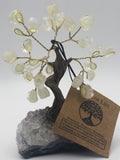 Gemstone Tree of Life on Crystal Cluster Base – Grounding, Growth & Harmonious Energy