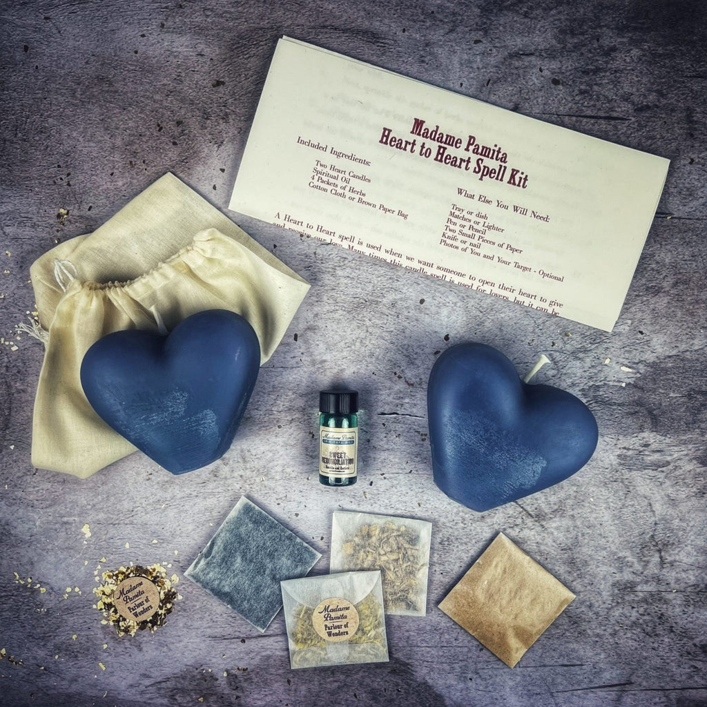 Heart to Heart Candle Spell Kit - Love Connection & Reconciliation Magic