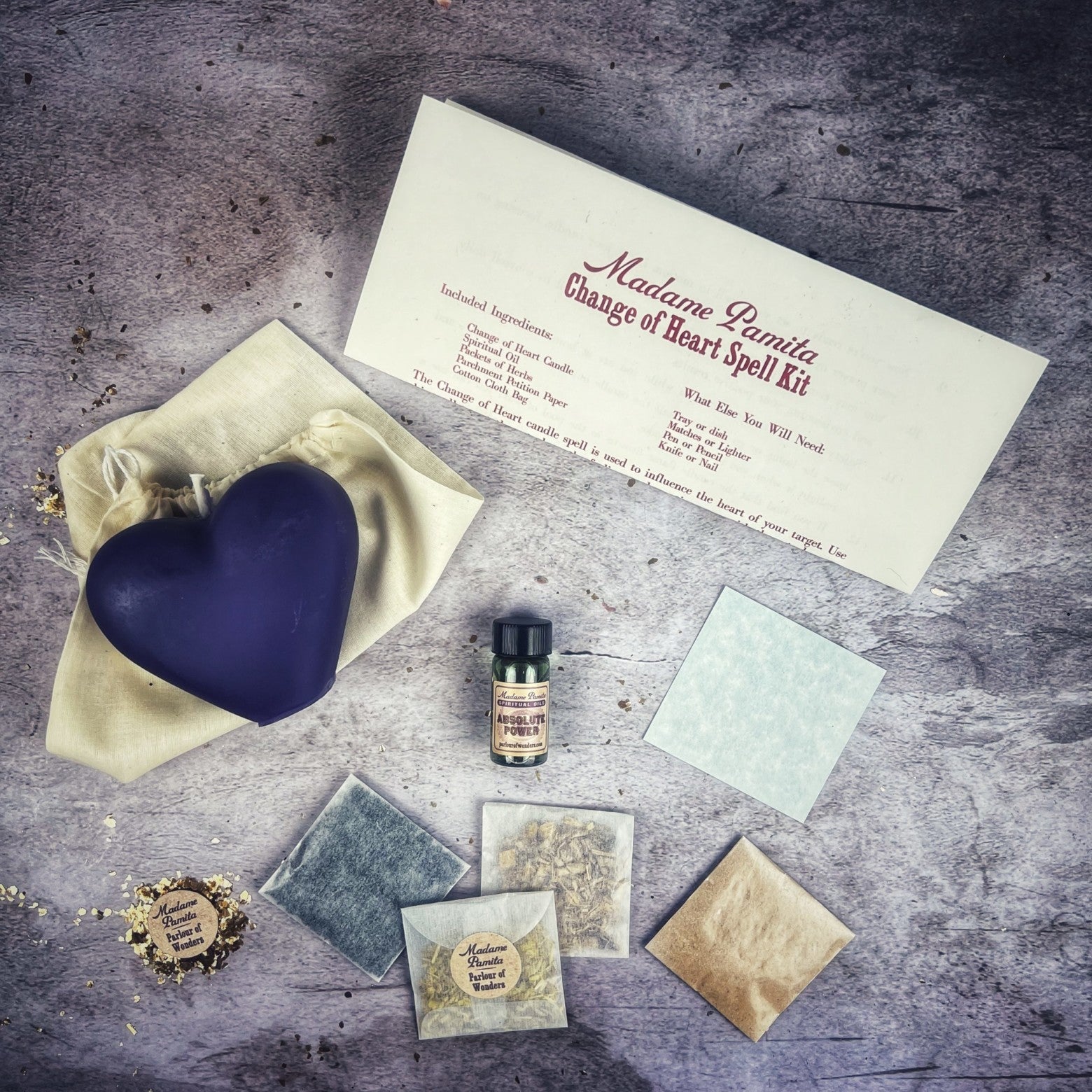 Change of Heart Candle Spell Kit - Love Reconciliation & Emotional Healing