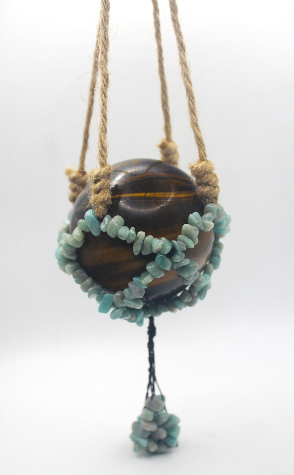 Crystal Chip Sphere Hanger