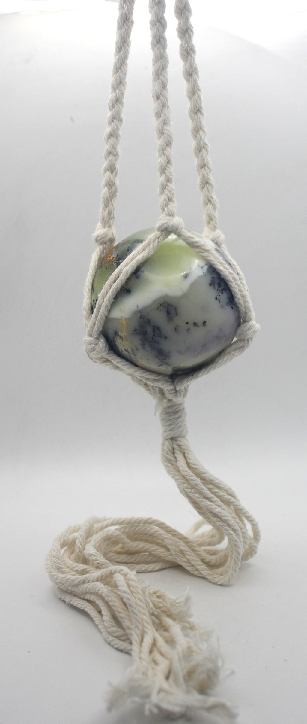 Macramé Crystal Sphere Hanger