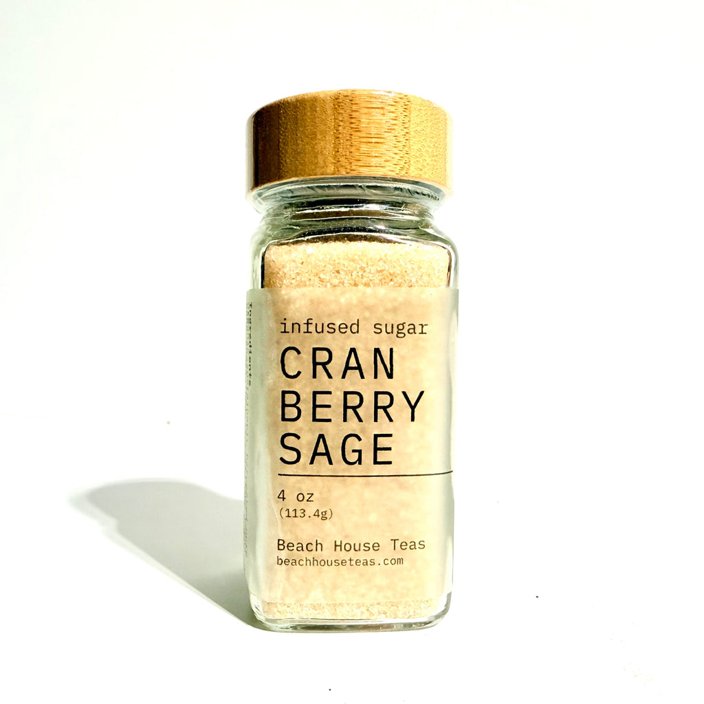 Cranberry Sage infused artisan culinary sugar