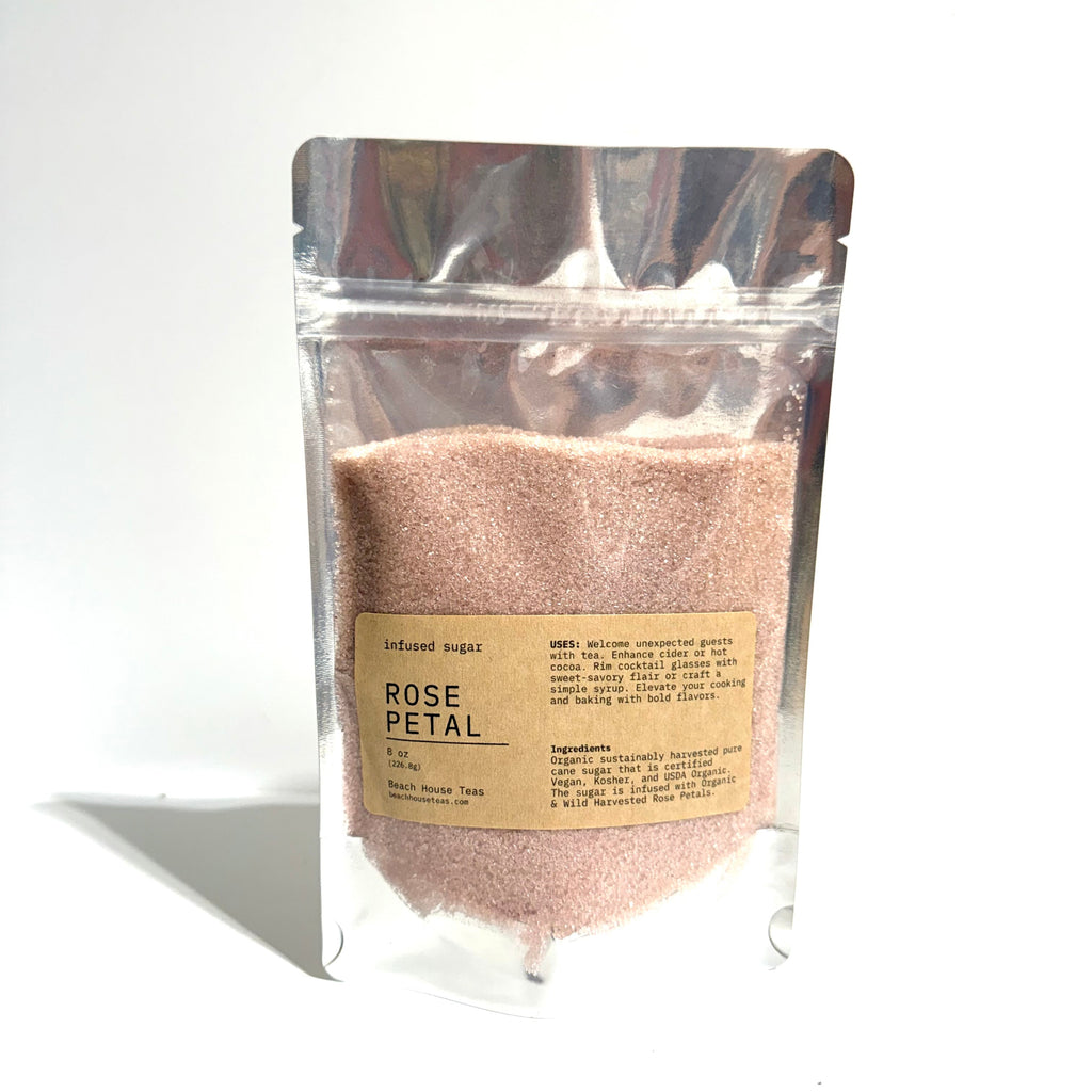 Rose Petal infused artisan culinary sugar