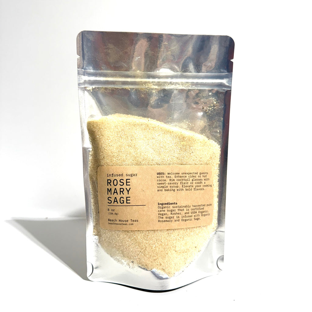 Rosemary Sage infused artisan culinary sugar