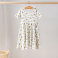 White Bulldog Mascot Mania Organic Cotton Dress for Kids