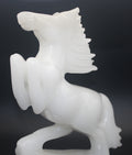 White Calcite Horse Carving – Clarity, Calm & Quiet Strength
