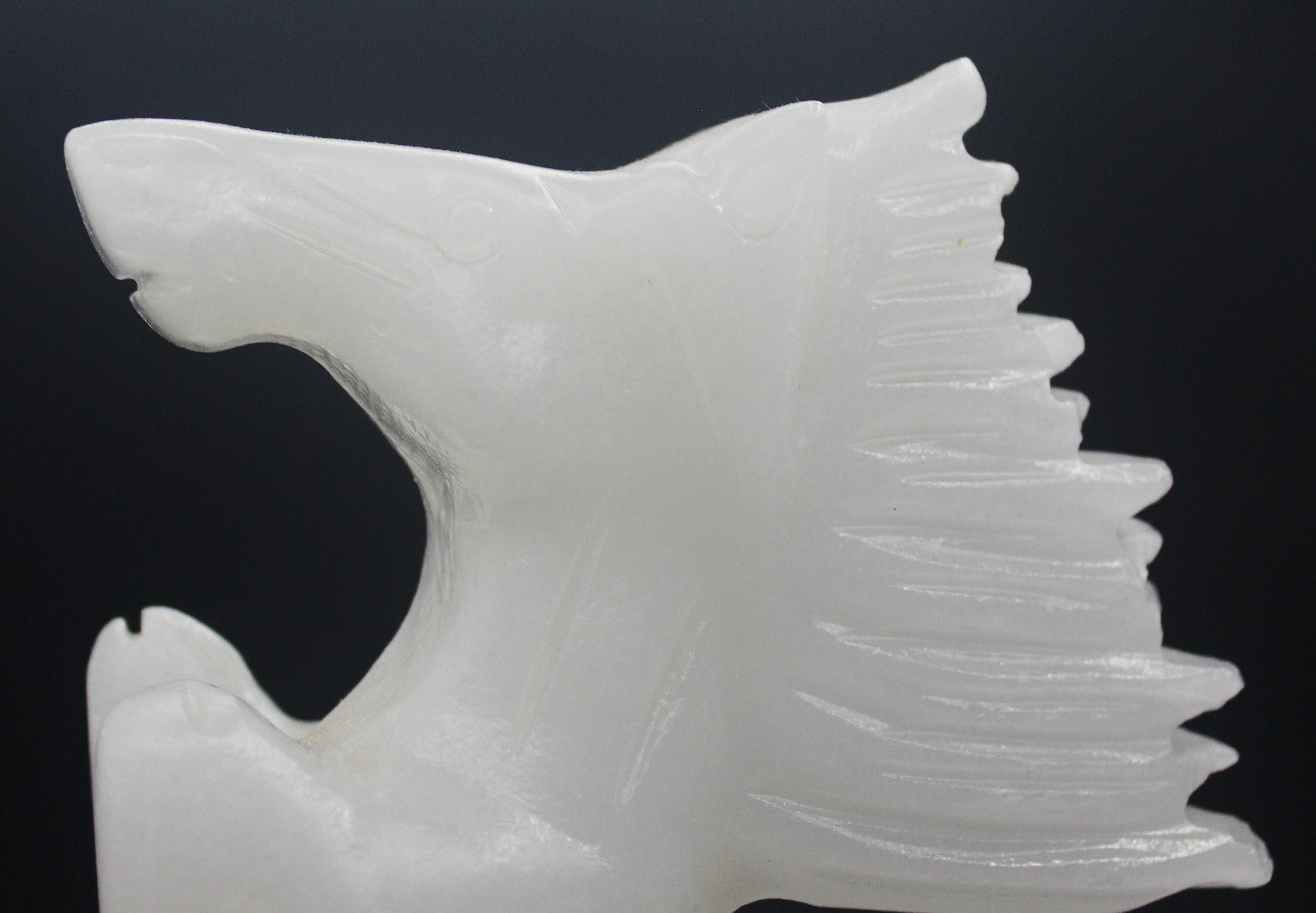 White Calcite Horse Carving – Clarity, Calm & Quiet Strength
