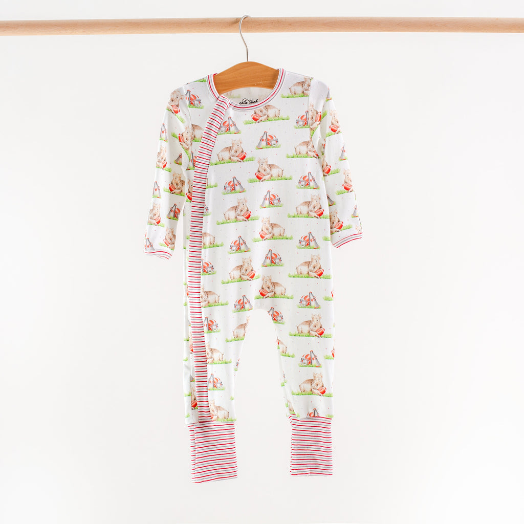 Boar Mascot Mania Organic Cotton Kids Pajamas