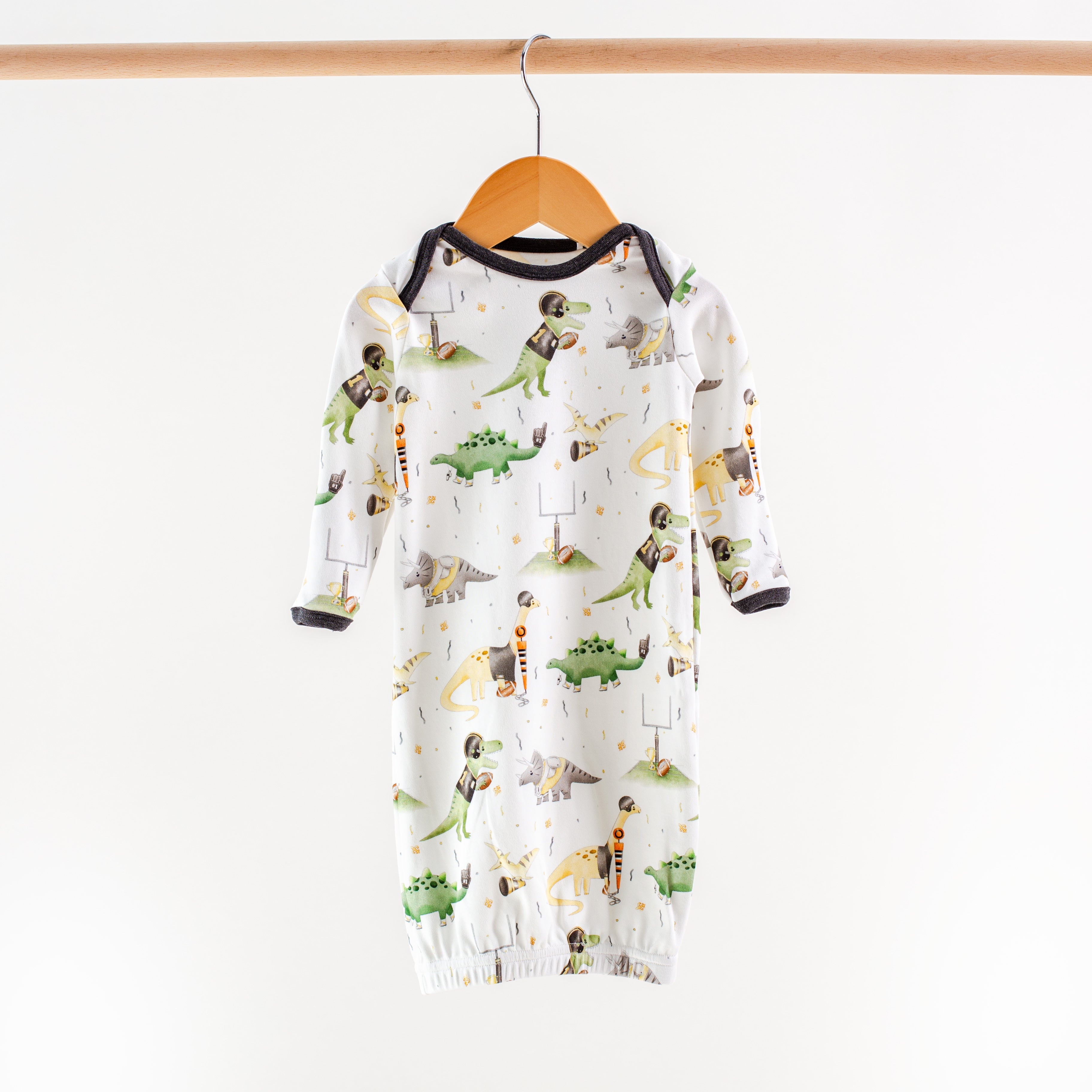 Saints Dinos All-Stars Organic Cotton Kids Pajamas