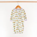 Purple Tiger Mascot Mania Organic Cotton Kids Pajamas