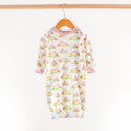 Tan Bulldog Mascot Mania Organic Cotton Kids Pajamas