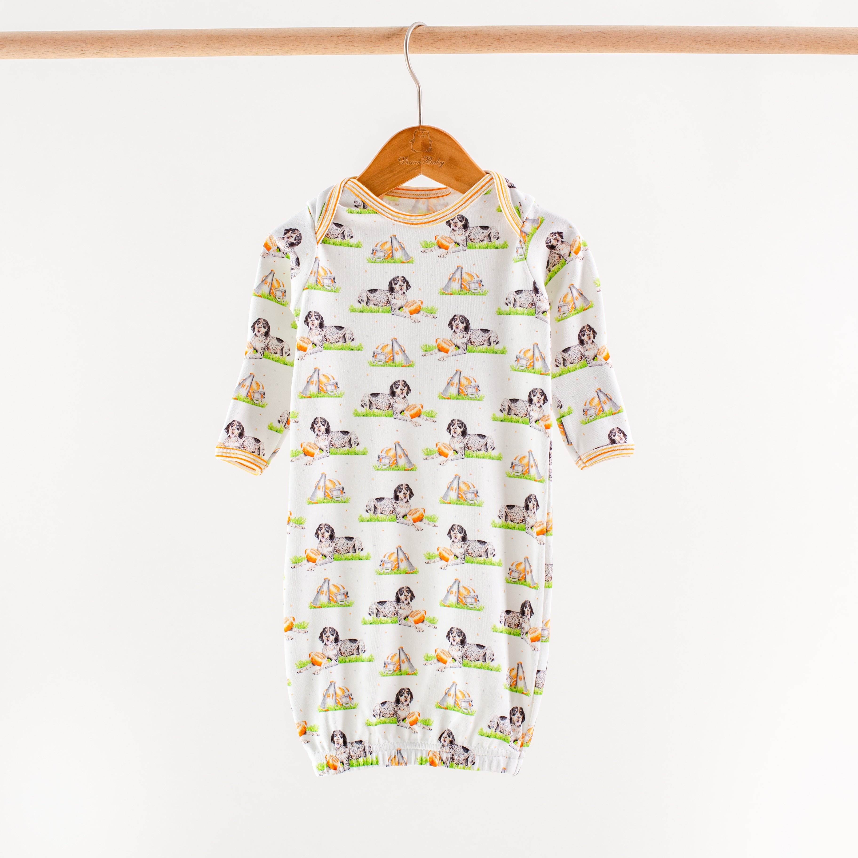 Hound Dog Mascot Mania Organic Cotton Kids Pajamas