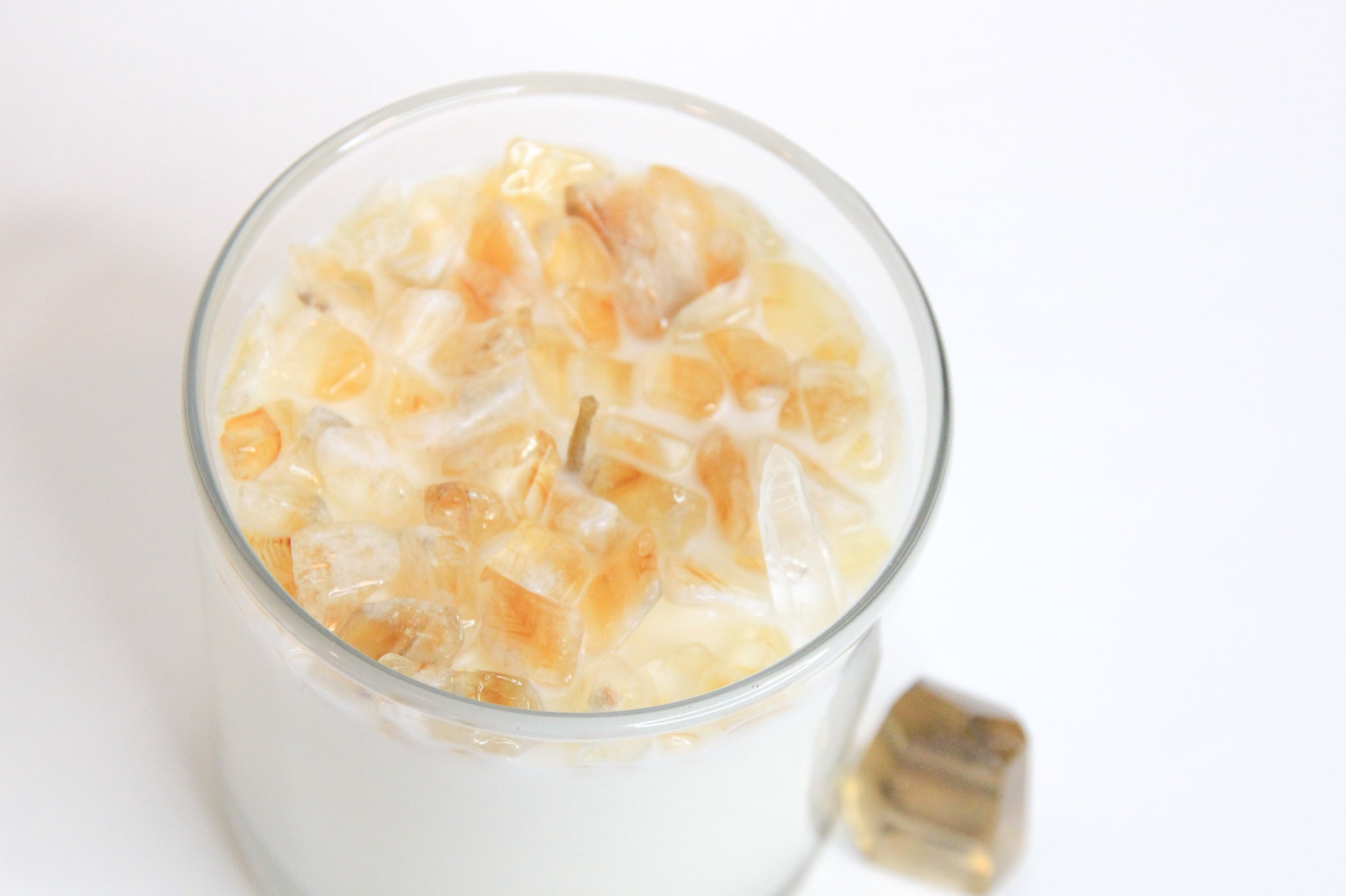 Citrine Clean Crystal Candle
