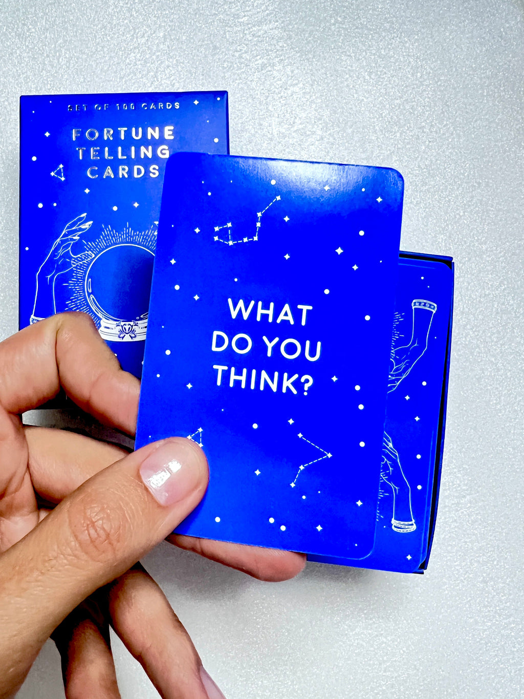 Fortune Telling Cards - Set of 100 Cards with Special Messages and Answers to your Questions to Discover your Future