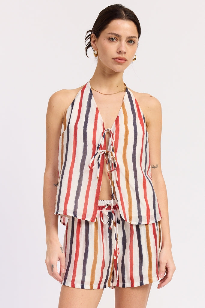 Vale Tie Top
