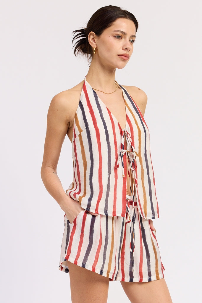 Vale Tie Top