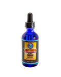 Blue bottle with dropper labeled 'Ultimate Iodine Concentrate' on a white background