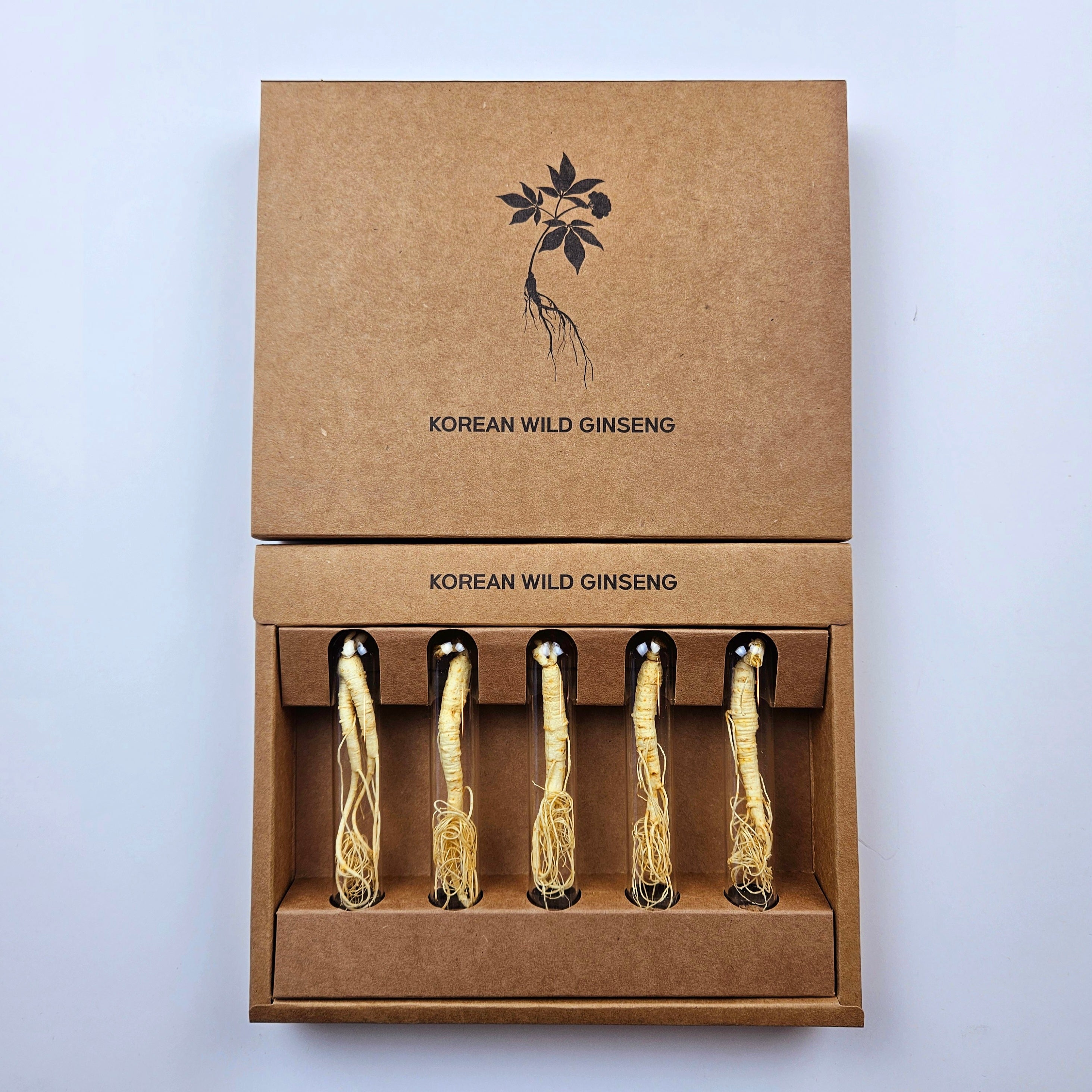 Freeze-dried 5-Year-Old Wild Ginseng With Craft Box(5 Roots)