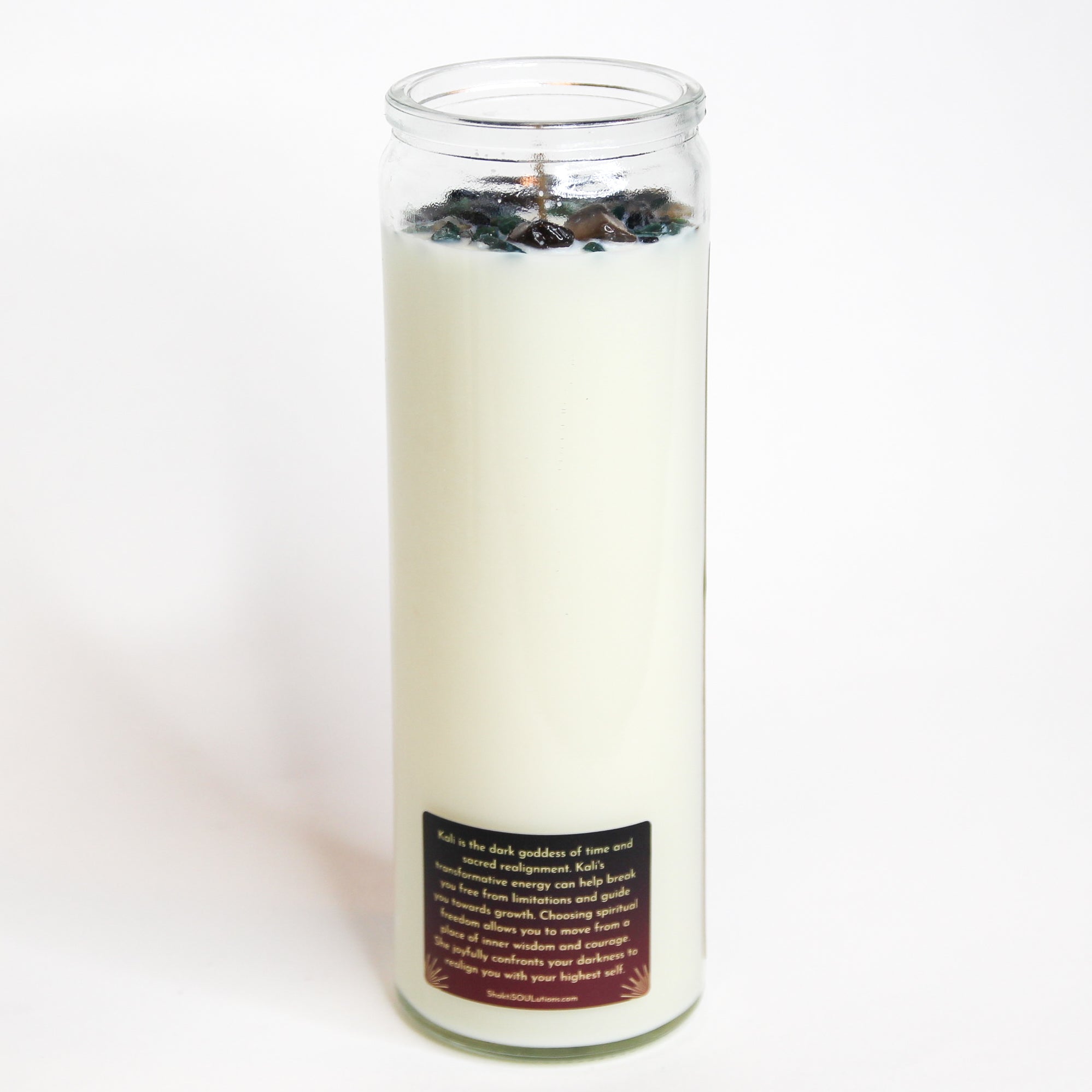 Kali Crystal Altar Candle