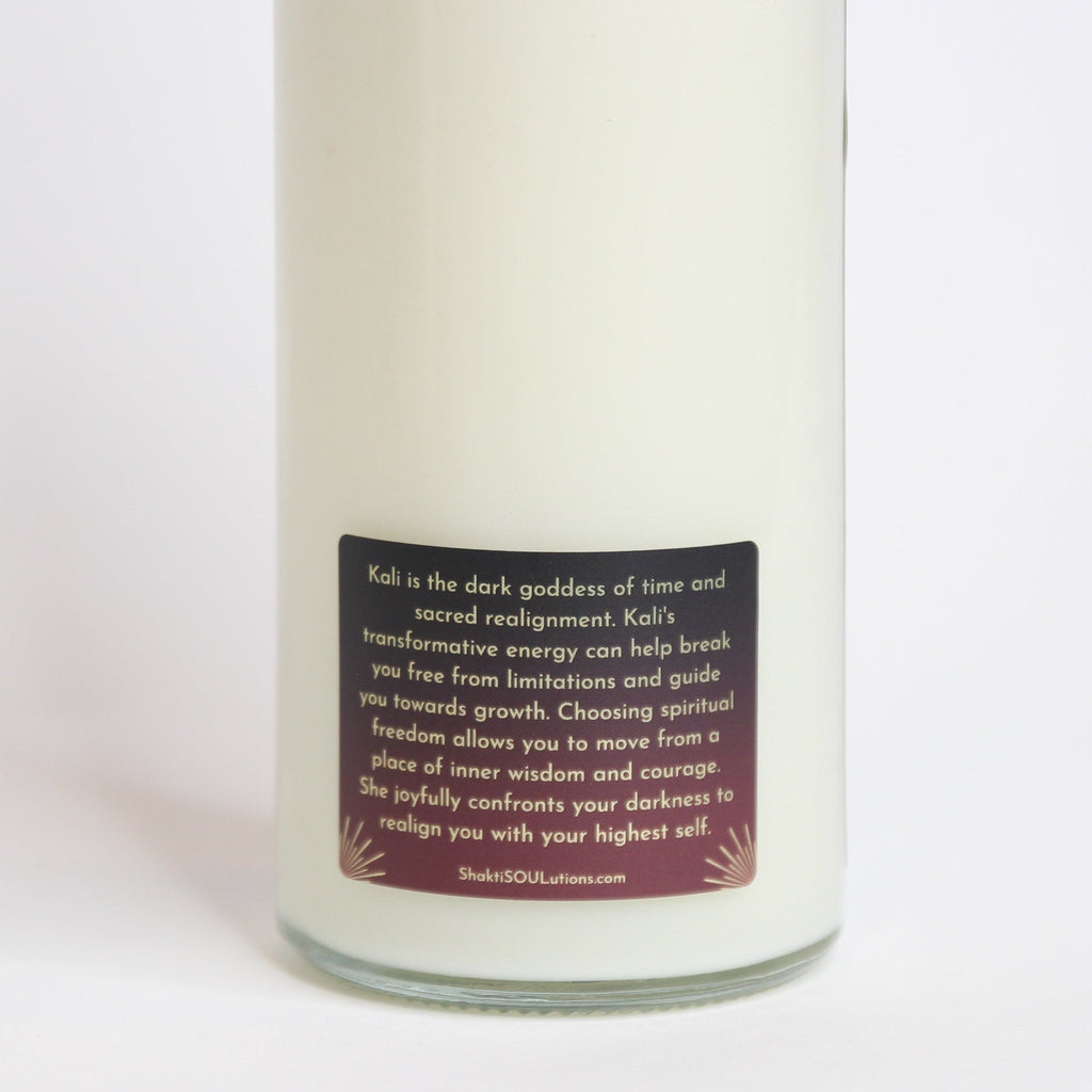 Kali Crystal Altar Candle