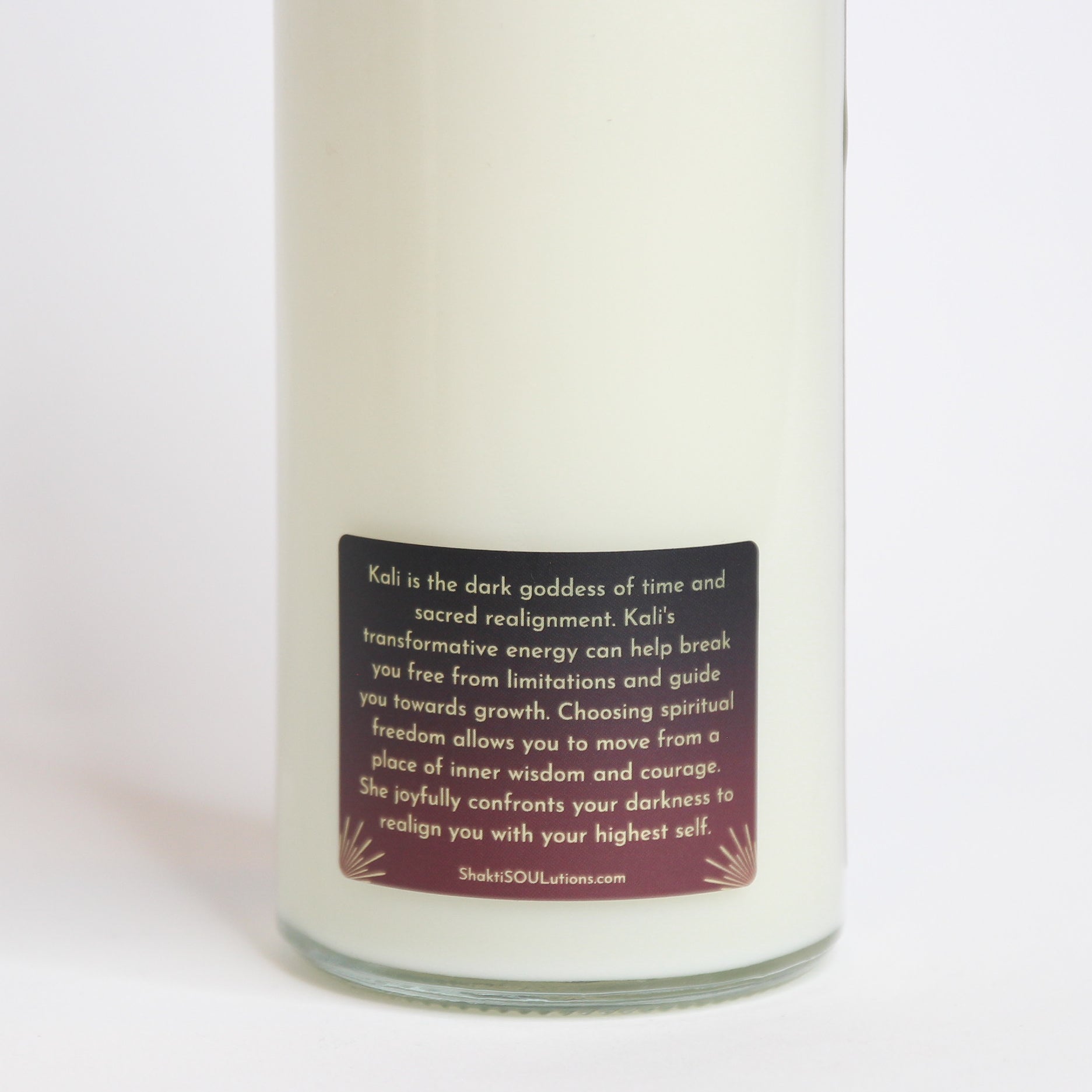 Kali Crystal Altar Candle