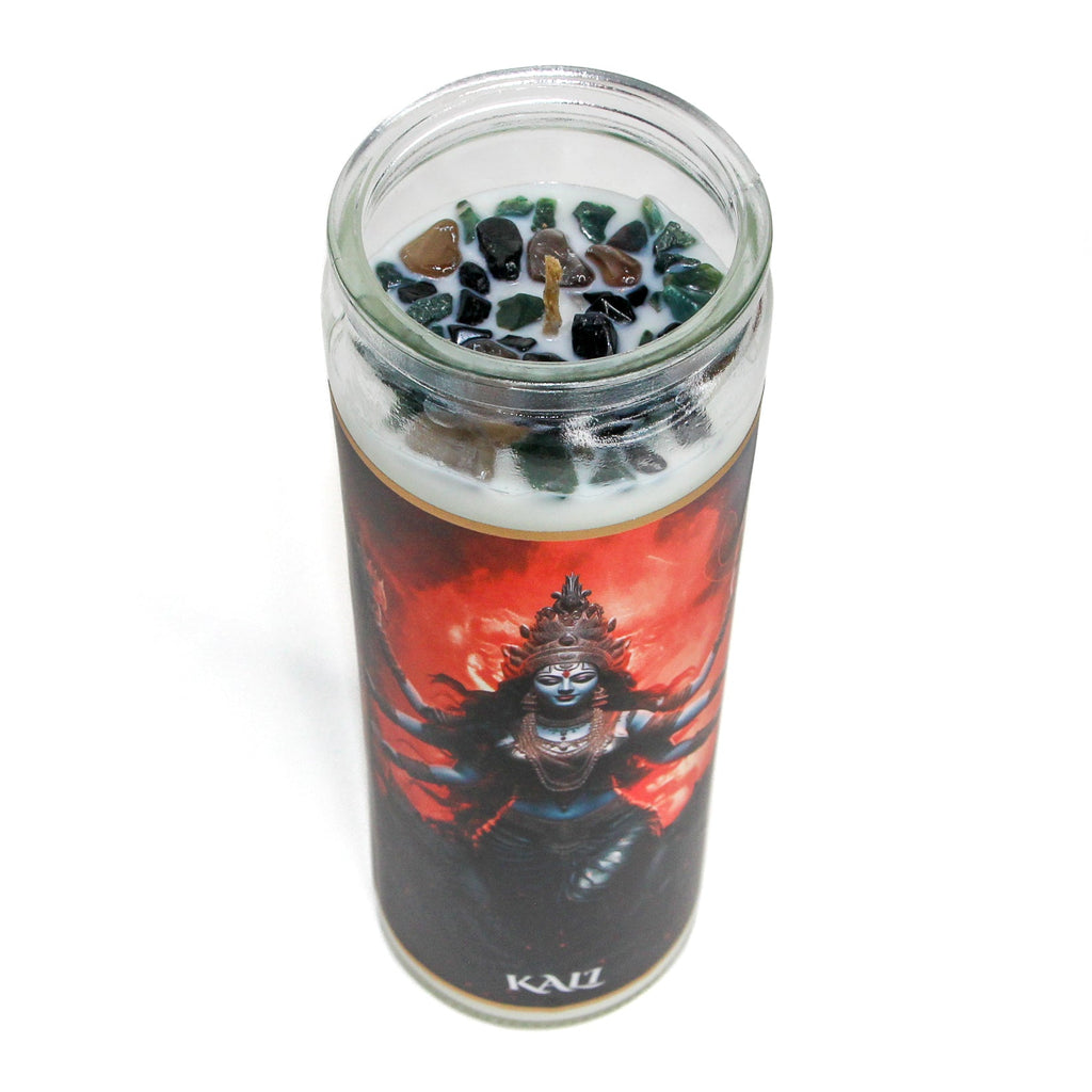 Kali Crystal Altar Candle