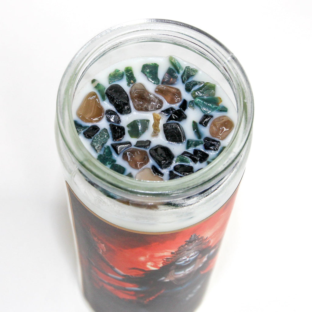 Kali Crystal Altar Candle