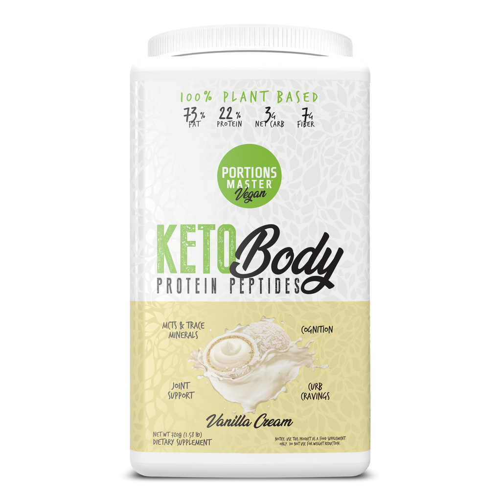 Portions Master Keto Body Protein Peptides Vanilla Cream