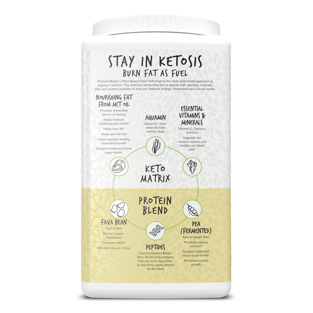Portions Master Keto Body Protein Peptides Vanilla Cream