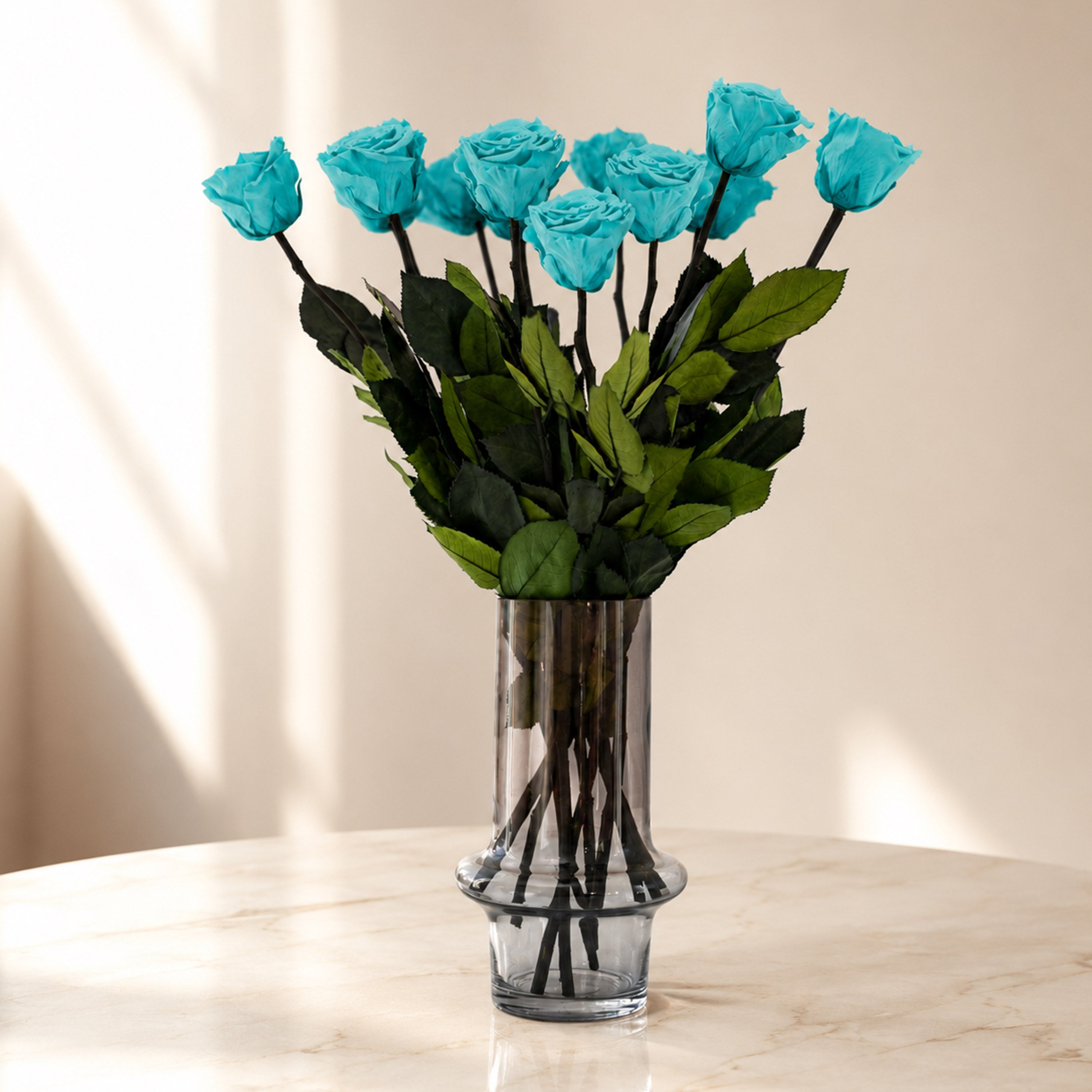 Long Stem Roses | Turquoise Roses