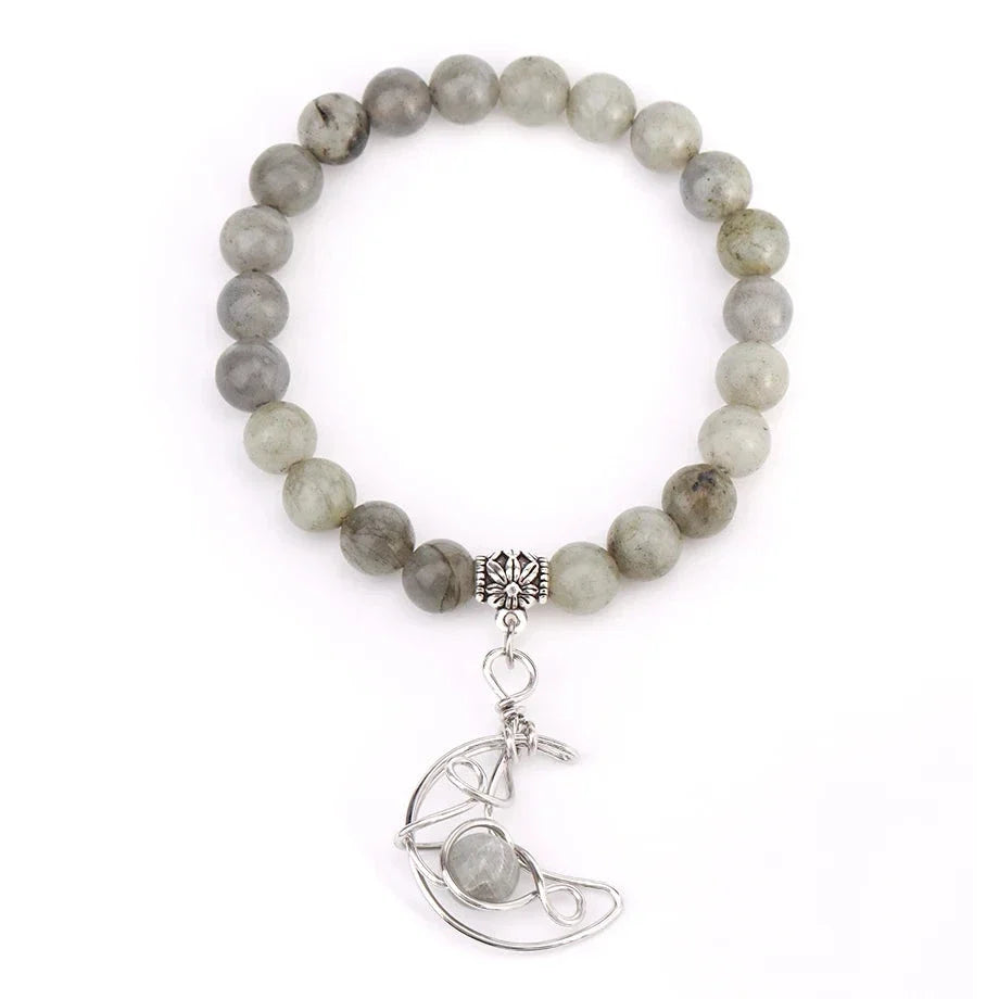 Moon Crystal Bead Bracelets