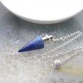 Silver Crystal Pendulums