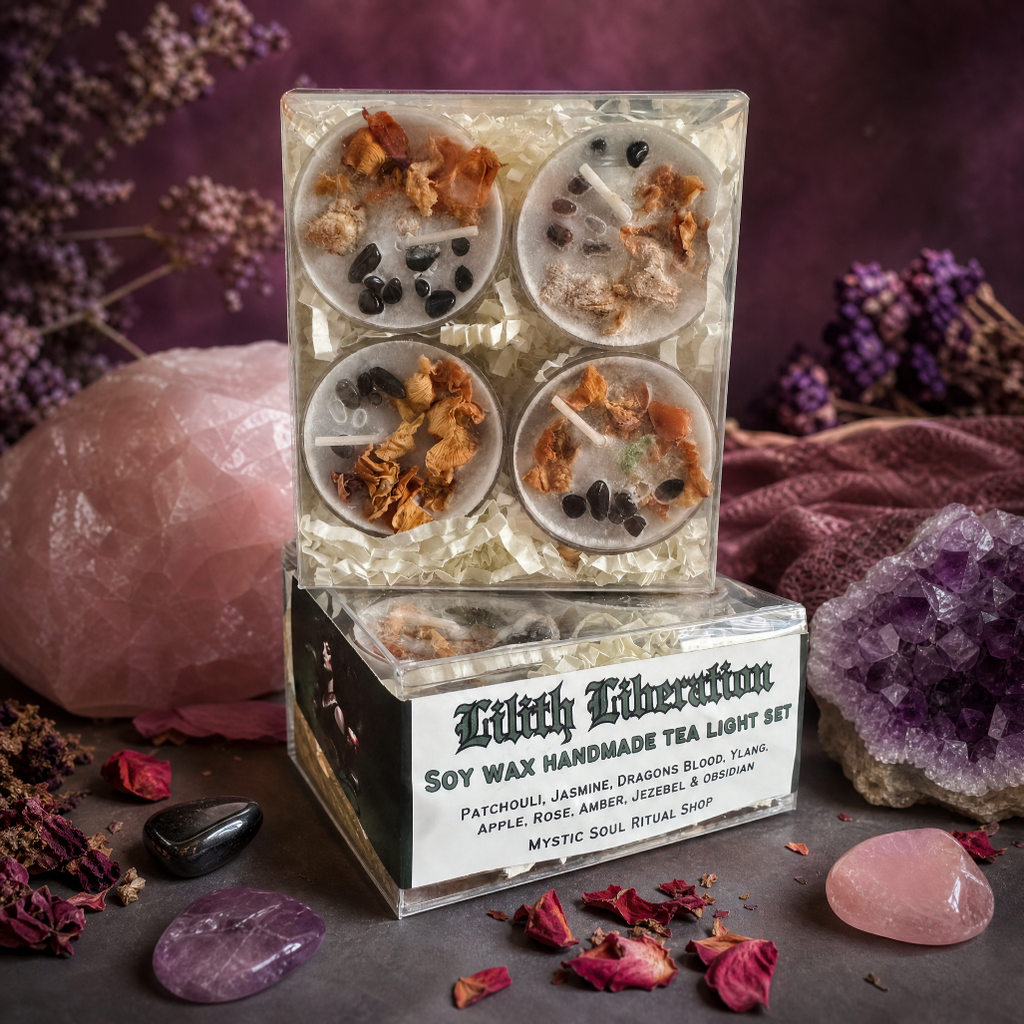Lilith Goddess Tea Light Candle Set