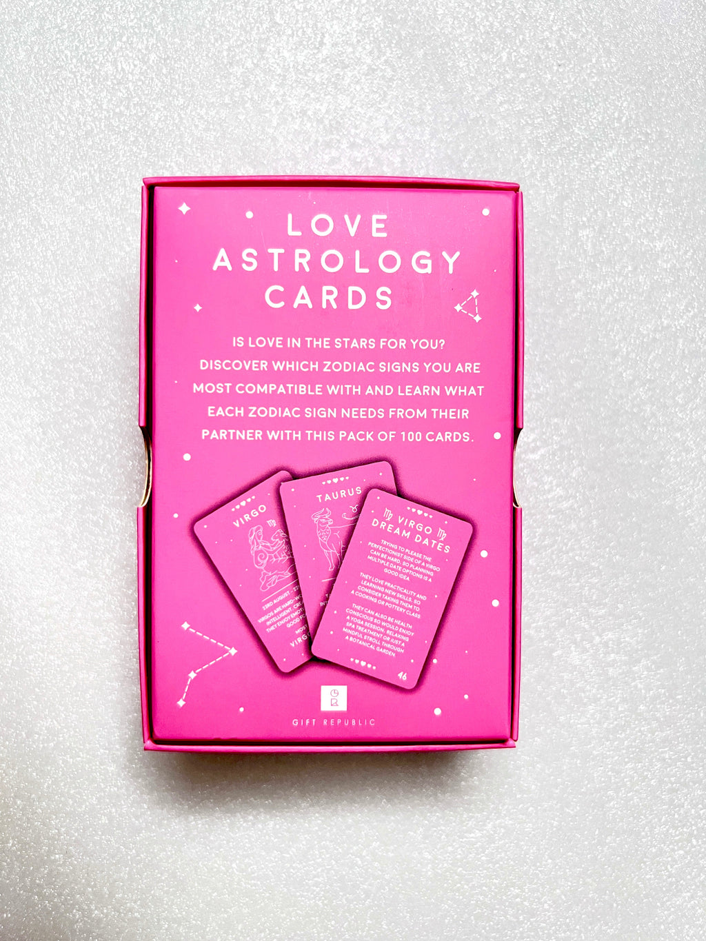 Love Astrology Cards - Learn Zodiac Signs Compatibility with 100 Cards to learn more about Astrology.