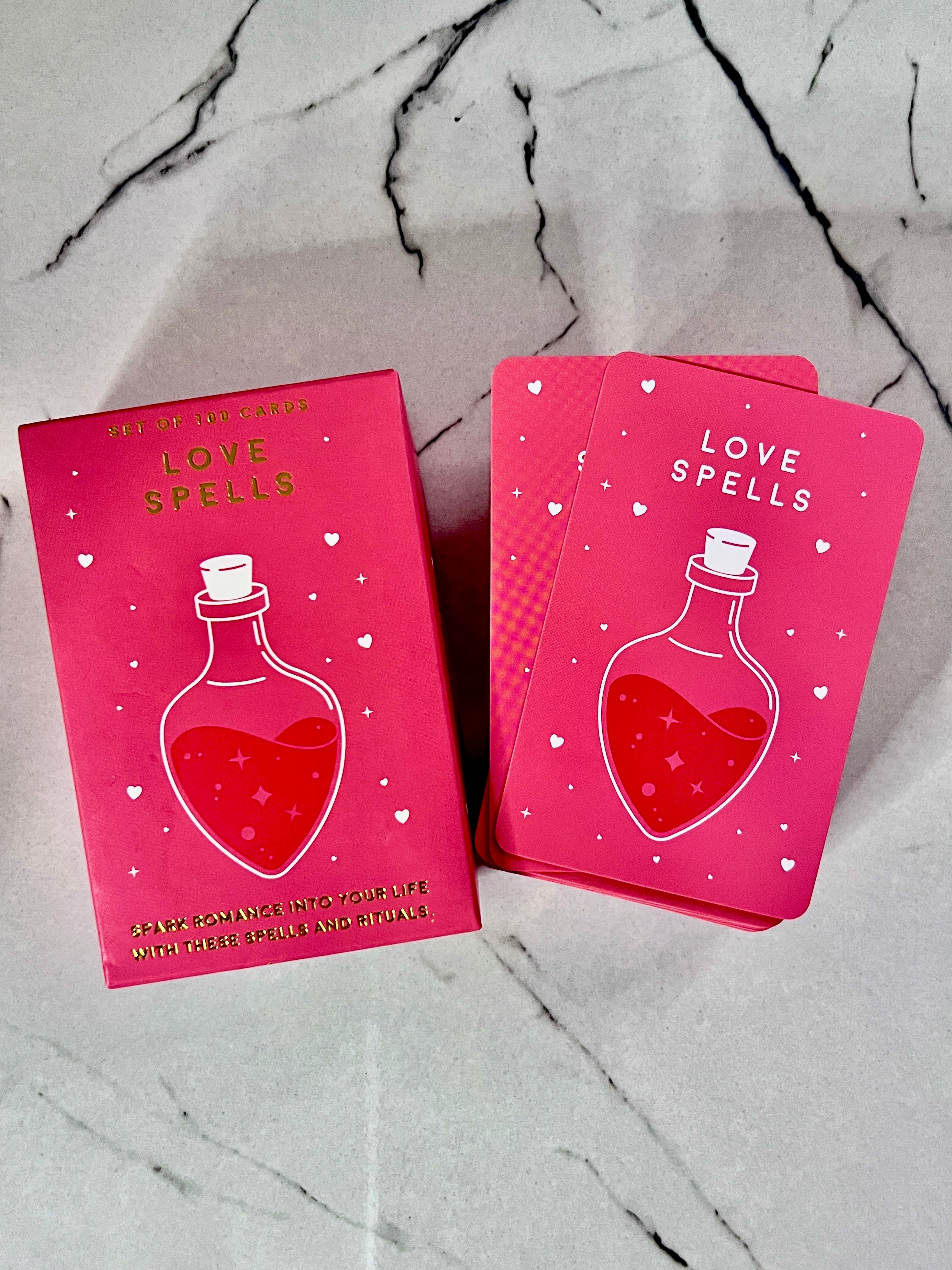 Love Spells ~ Set of 100 Cards with Love Rituals.