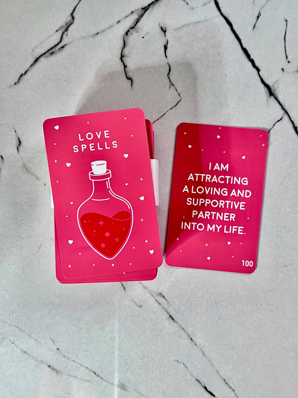 Love Spells ~ Set of 100 Cards with Love Rituals.