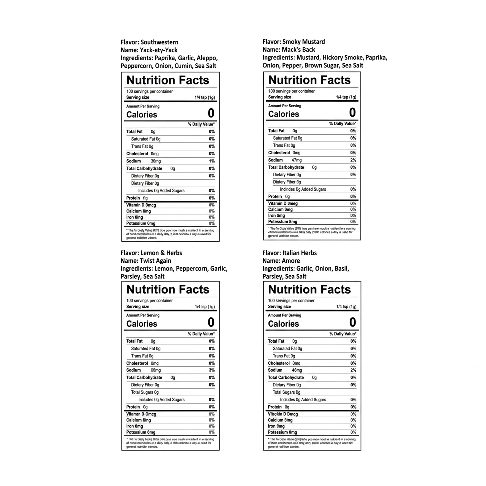 Low Sodium Seasonings